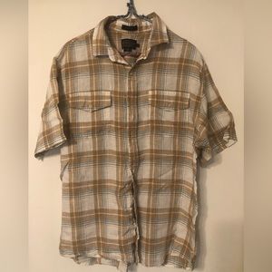 Men’s M Pendleton button down short-sleeved shirt
